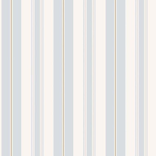 Borastapeter behang strepen vergrijsd blauw - 53 cm x 10.05 m - 660928 - vtwonen shop