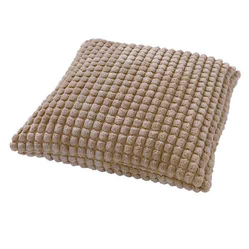 ROME - kussenhoes 45x45 cm - effen kleur - 3D-structuur - Pumice Stone - beige