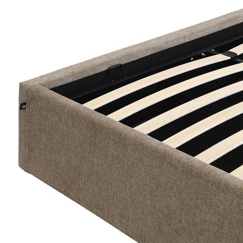 Calicosy - Opbergbed ALIX - beige 204x150x36,50 cm