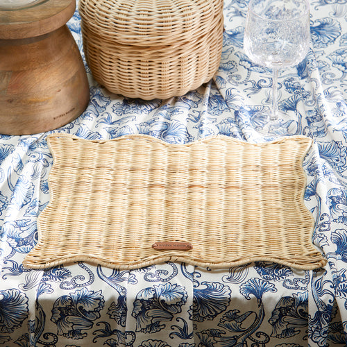 Rivièra Maison Rustic Rattan Benoa Placemat - Rattan Pitriet - Naturel - vtwonen shop