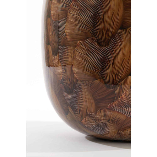 Light & Living vaas Milos - bruin - Ø37cm