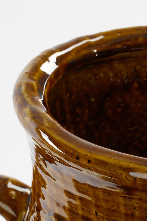 Mica Decorations  Elena Vaas - L29 x B26 x H39 cm - Keramiek - Bruin - vtwonen shop