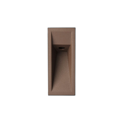 Faro Til Til LED inbouw buitenwandlamp roestbruin IP65 2700K Geen driver nodig