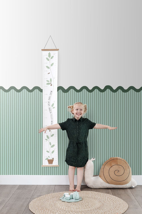 ESTAhome fotobehang lambrisering groen - 2.5 x 2.79 m - 159522