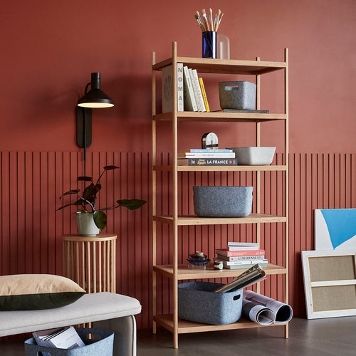 Hübsch wandlamp Studio - ijzer - 23x43xh56cm, e27 - vtwonen shop