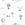 Sanders & Sanders behang luchtballonnen blauw, beige en wit - 53 cm x 10 m - 640454
