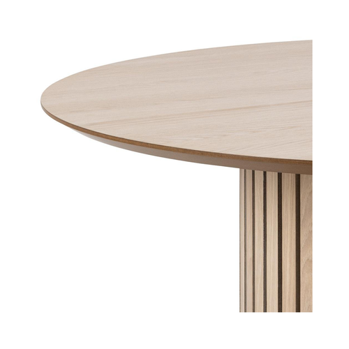 Rebellenclub Eetkamertafel Nampa - ø120 cm - Licht Eiken - vtwonen shop