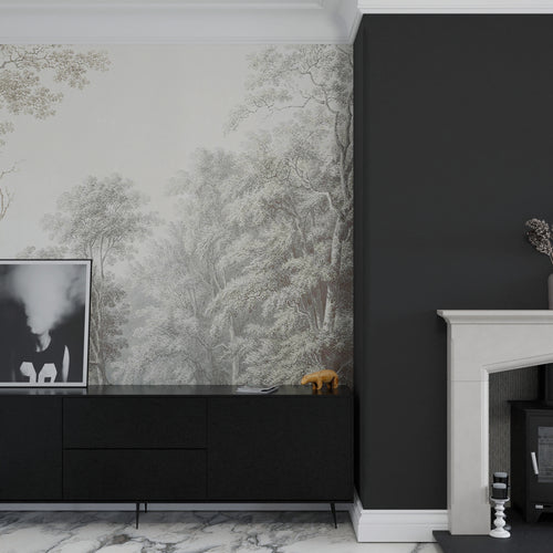 Art for the Home Fotobehang - Stately Woodland  - 400x280