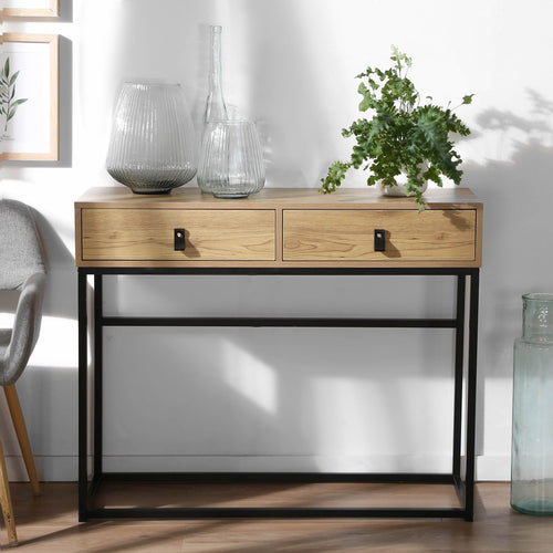 Calicosy - Console met 2 Lades JILL - 35.3x100.3x80.5 cm