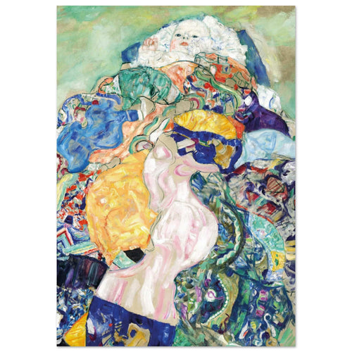 Artfulprints Poster met Lijst Gustav Klimt - Infant   - 30x40 cm - Meerkleurig