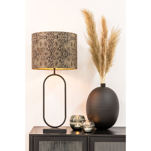 Light & Living lampvoet Jamiri - zwart - 20x13x55cm - vtwonen shop