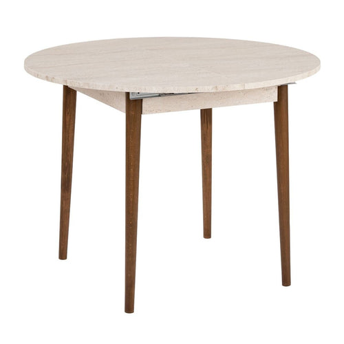 Calicosy - Ronde uitschuifbare eettafel KLARA - 100x100x75 cm