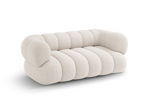 Cosmopolitan Design Bank Koge 2-zits, chenille lichtbeige - 95x180x70cm