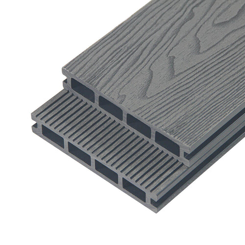 Home Deluxe - WPC terrasplanken complete set (incl. onderstructuur) SAMANA PREMIUM | kleur: antraciet, afmeting: 2 m²