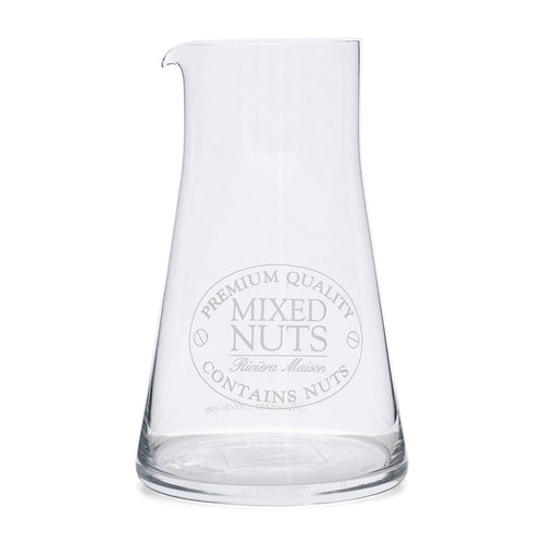 Rivièra Maison Mixed Nut Decanter - Glas - Transparant - vtwonen shop