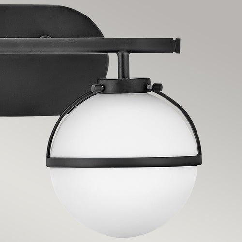 Elstead Hinkley Hollis Badkamer Wandlamp Zwart, IP44