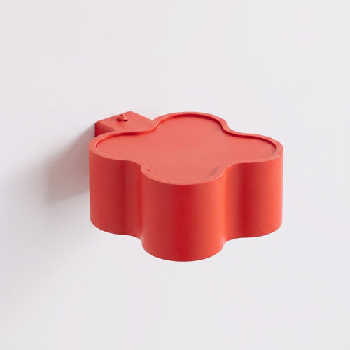 Sollux Lighting Wandlamp OVIO rood Gx53 - 12x14,5x6cm