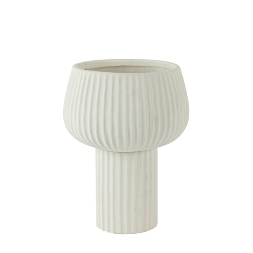 Light & Living pot  - wit - 27.5x27.5x36 cm