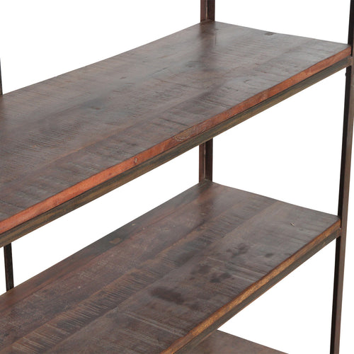 Raw materials rek Factory - FSC-gerecycled hout - 138x39x172 cm - vtwonen shop