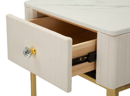 Mauro Ferretti tafel - set van 2 - 45x90-40x70 cm - crème