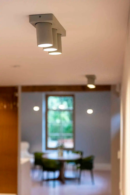 Artdelight spot Megano - 3 lichts - 30  x 11.5   cm - grijs