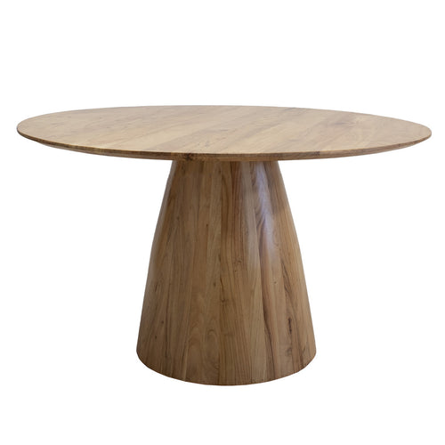 Giga Meubel Eettafel Pim - Rond - Acaciahout - 130cm