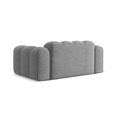 Cosmopolitan Design - Bank Treno 2-zits, chenille lichtgrijs - 94x180x70cm