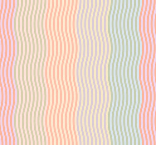ESTAhome fotobehang zigzag motief pastelkleuren - 300 x 279 cm - 159513