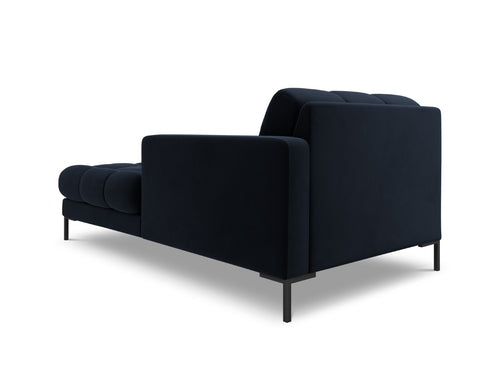 Cosmopolitan Design rechter chaise longue Bali flueel, donkerblauw - 185x102x75cm