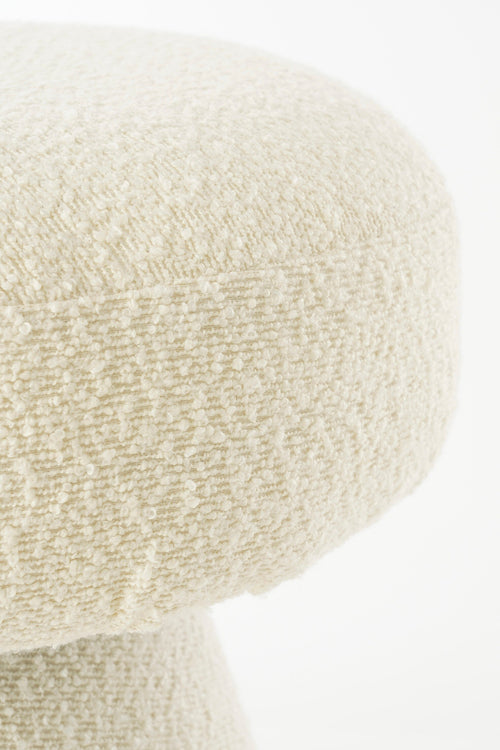 Mica Decorations Poef - H46 x Ø49 cm - Off White - vtwonen shop