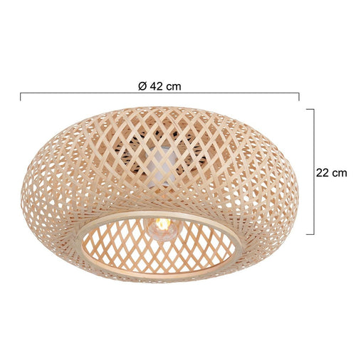 Anne Light & home plafondlamp Maze - 1 lichts - 42x 22 cm - beige - vtwonen shop