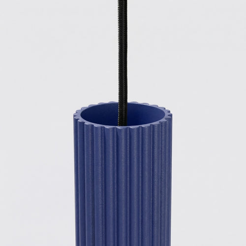 Sollux Lighting Hanglamp KARBON 2 ultramarijn - 30x6,5x90cm