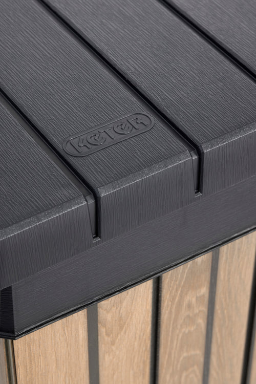 Keter Venetian Opbergbox - 670L - 142,5x65,3x89,5cm - Bruin - vtwonen shop