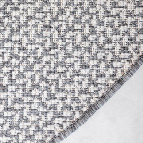 Rond buitenkleed Solid grijs - Interieur05