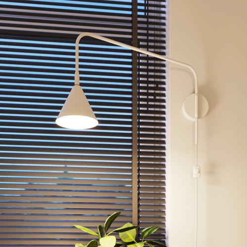 Sollux Lighting Wandlamp NOX wit - 14x61x30cm