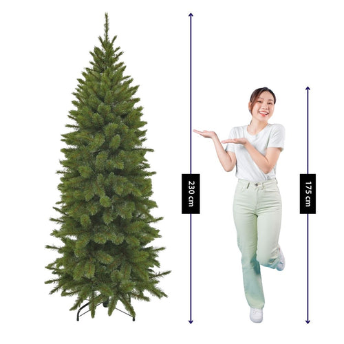 Triumph Tree Bristlecone Fir Pilar - Smalle Kerstboom voor Kleine Ruimtes - Kerstversiering met Volle Uitstraling - Kunstboom met 752 Dennentakken -