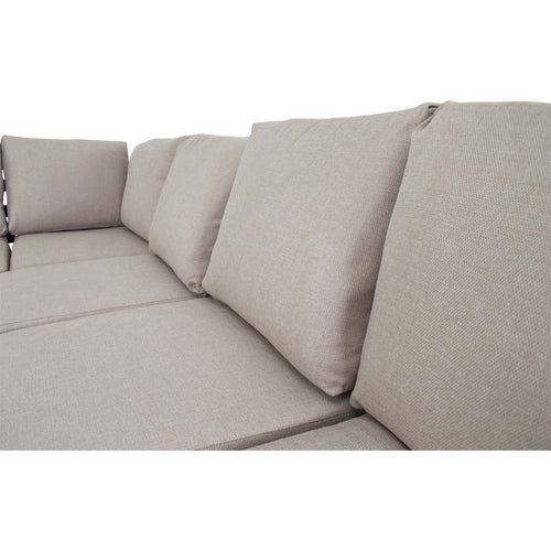 Lesli Living loungebank Estoril - antraciet - 213x86x80,5cm