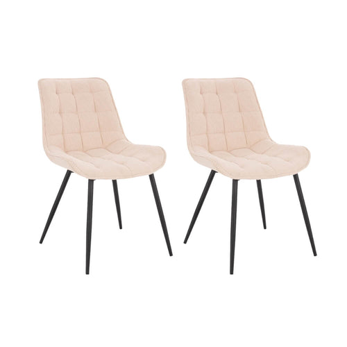 Home Deluxe Eetkamerstoel IKALO Snoer Crème Aantal: 2