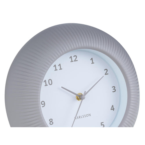 Karlsson wandklok Tender Rib - grijs - Ø25cm - vtwonen shop