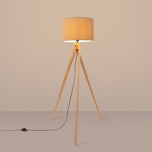 Sollux Lighting Staande lamp NATT beige - 77x77x140cm