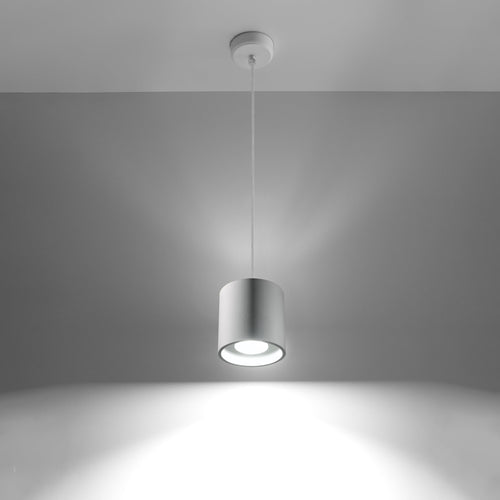 Sollux Lighting Hanglamp ORBIS 1 wit - 10x10x110cm