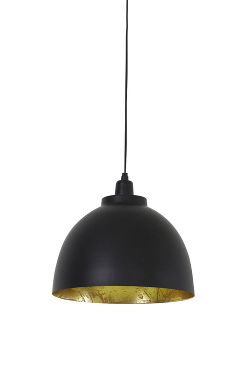 Light & Living hanglamp  - zwart - 30x30x26 cm