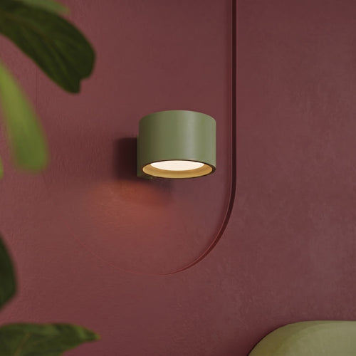 Sollux Lighting Wandlamp MODO 1 olijfgroen Gx53 - 10x12x6cm