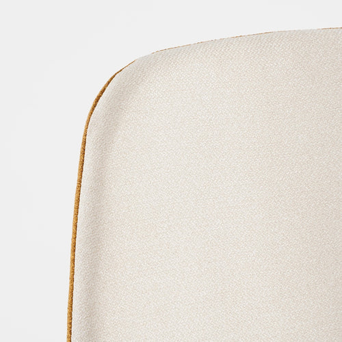 Mica Decorations Tallos Eetkamerstoel - Gerecycled Polyester - Off White, Oker