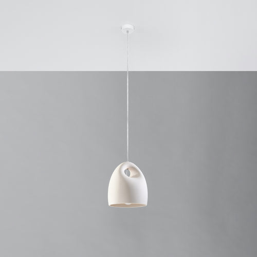 Sollux Lighting Keramische hanglamp BUKANO - 25x25x126cm