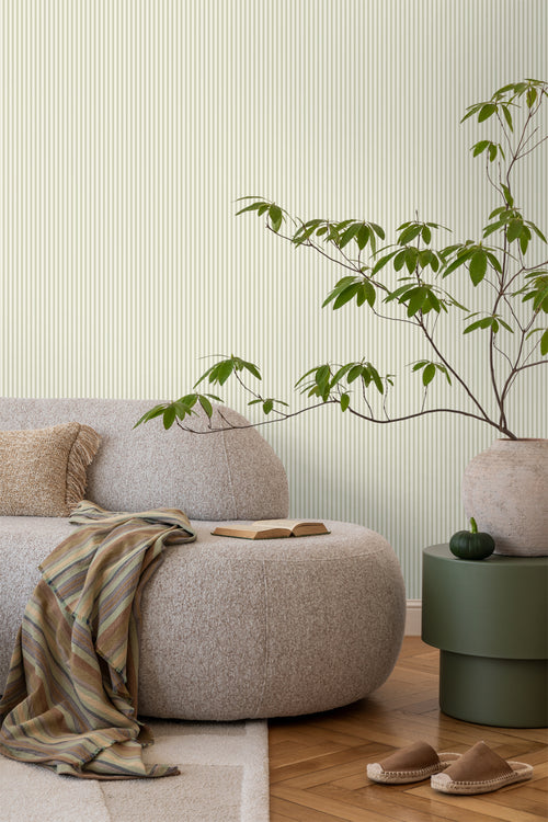 Sanders & Sanders behang strepen groen - 50 x 900 cm - 935387