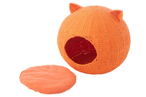 J-Line kattenmand Kattenoren - papier - oranje