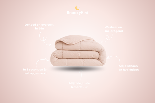 SnoozyBed - Dekbed zonder overtrek Blush
