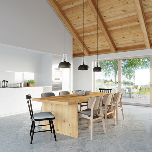 Sollux Lighting Hanglamp CASCO zwart/wit - 30x30x85cm