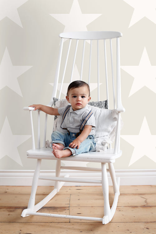 ESTAhome behang sterren beige - 53 cm x 10.05 m - 136465